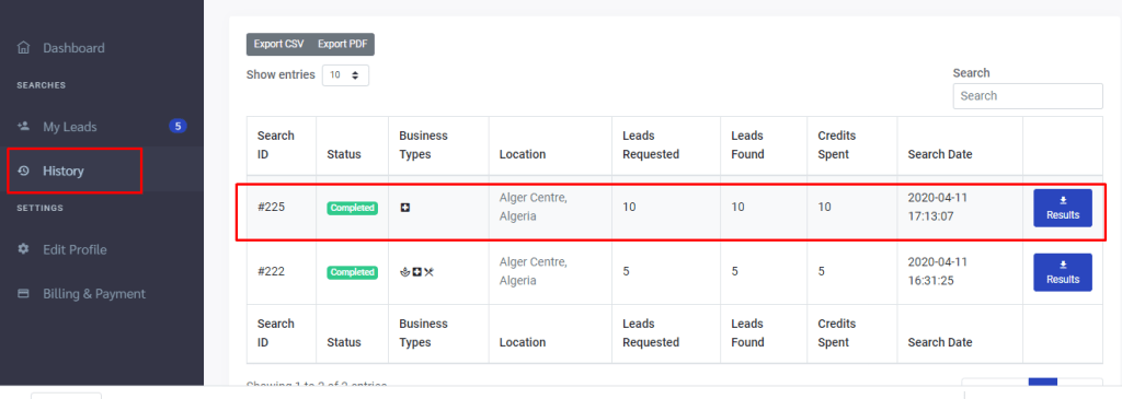 تنزيل ملف سي إس في من الموقع 