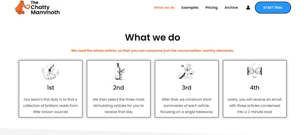 تفاصيل عمل خدمة The Chatty Mammoth