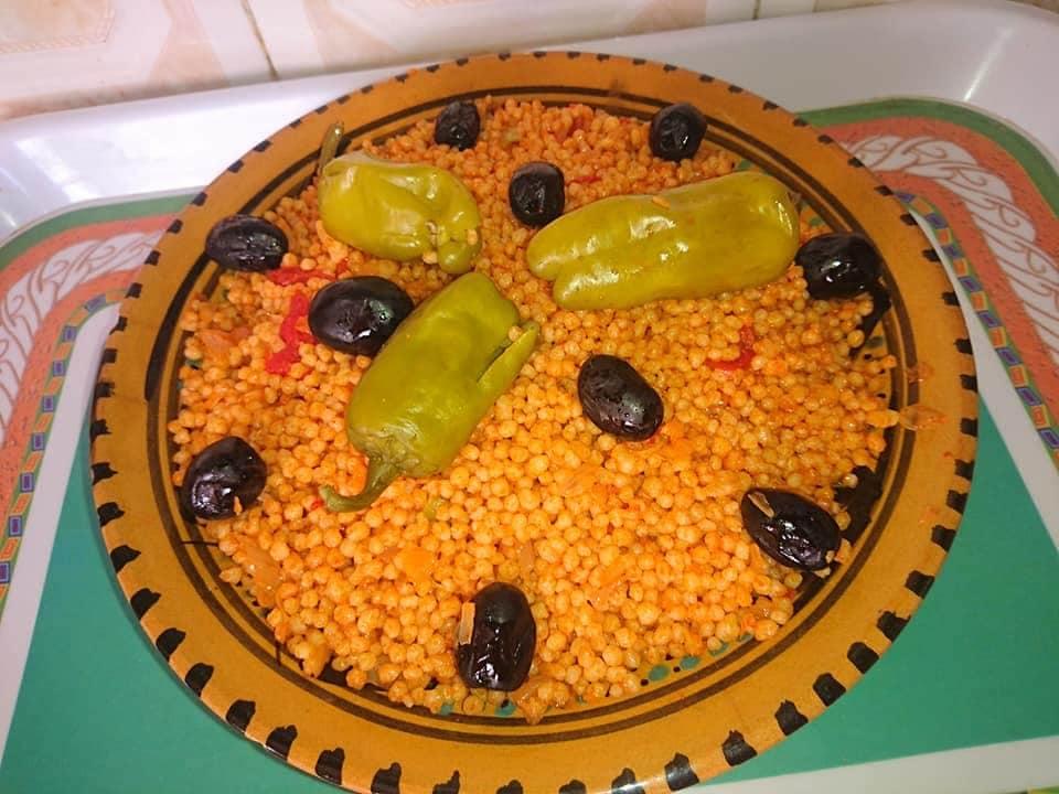 صورة تمثل طبق السفة. وادي سوف مصدر: فيسبوك