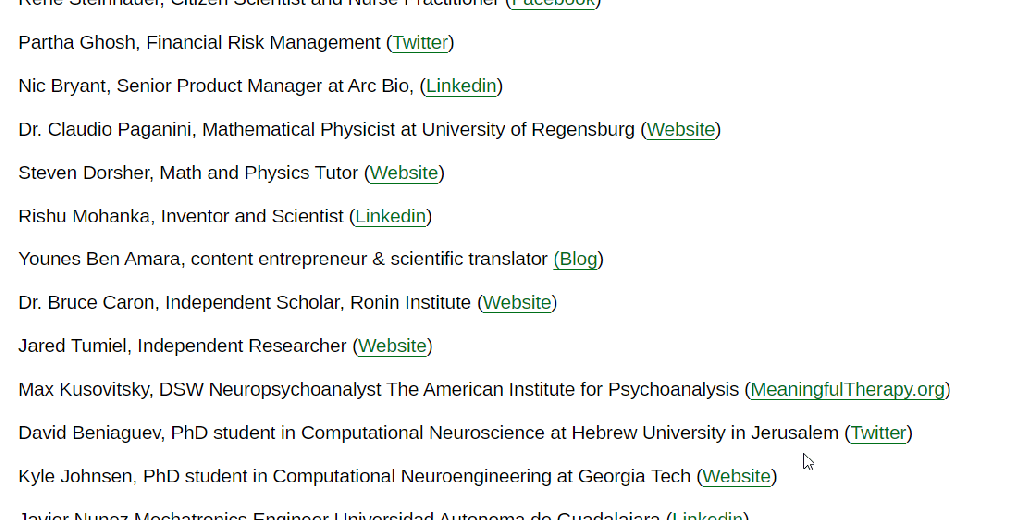 اسمي كما يظهر في قائمة "البستانيين" أي بستانييّ العلم في مشروع بذور العلم