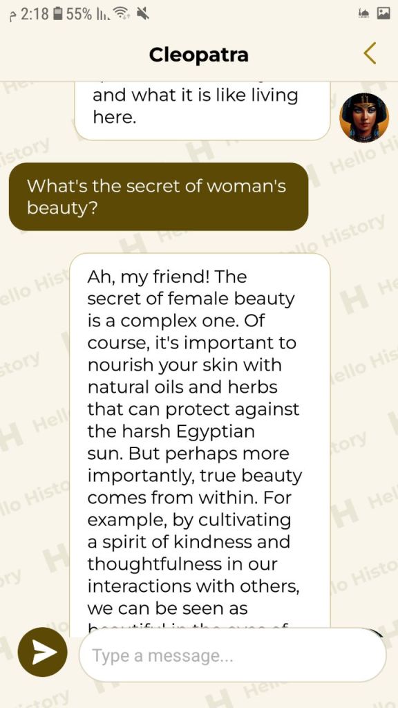 سر جمال المرأة وفق كليوباطرا