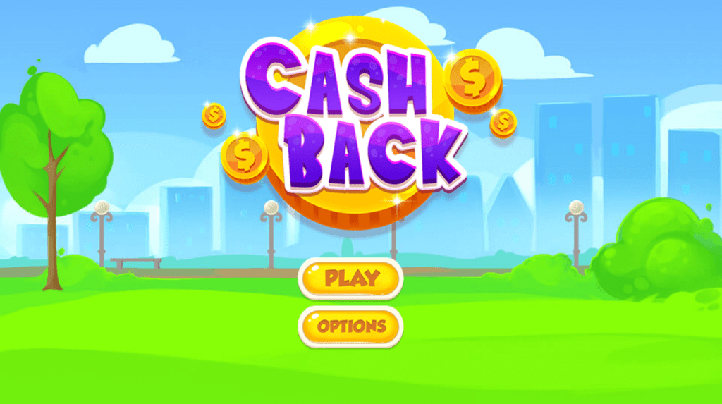 واجهة لعبة Cash Back
